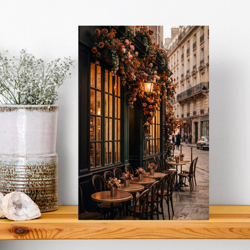 Art mural romantique romantique, café romantique, H 18 po x l 12 po