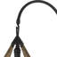 Lampe sur pied 67 "en forme traditionnelle noire