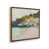 Polished Gold Floater Framed