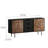 Retro Solid Wood Multi-Storage Sideboard