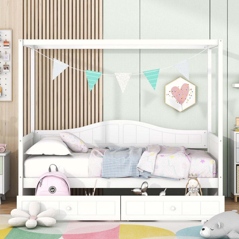 Lit pour enfant Coerper, Blanc