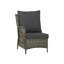 Causeuse d'extérieur en osier - Deux fauteuils simples combinés-414387994-414387995
