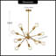 Lustre sphérique spoutnik 10 lumières Susette