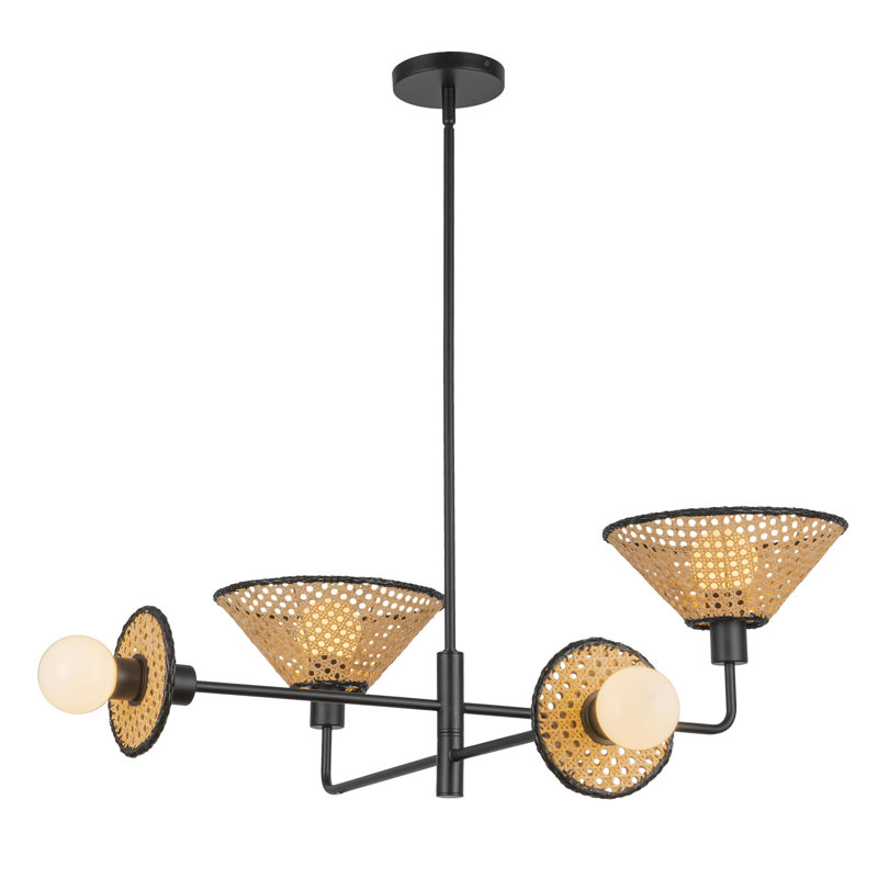 Piper 38-In Chandelier, Black