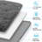 9 ft x 12 ft Soft Fluffy Area Rug,Plush Memory Foam Rug with Non-Slip Backing-1842490193-1842490194
