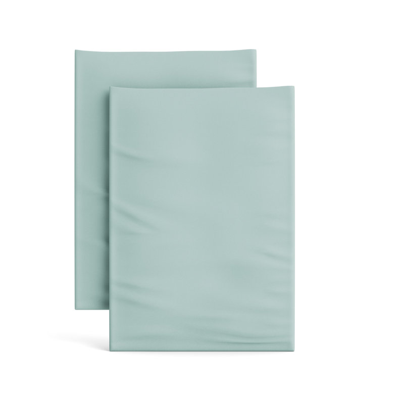 Ready-to-Bed Pillow Case, Aqua, Standard Pillowcase