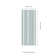 Nimbus 7" x 16" Satin Porcelain 3D Fluted Wall Tile