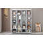 Grand lit escamotable mural avec portes de rangement-1497813638