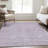 Premium Machine Washable Prisco Lilac Rug-1038507629