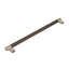 Poignée d'armoire Esquire 12-5 / 8 pouces (320mm) centre à centre en nickel poli / bronze industriel-105703156-105704199