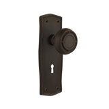 Prairie Plate with Decorative Keyhole and Mission Door Knob
