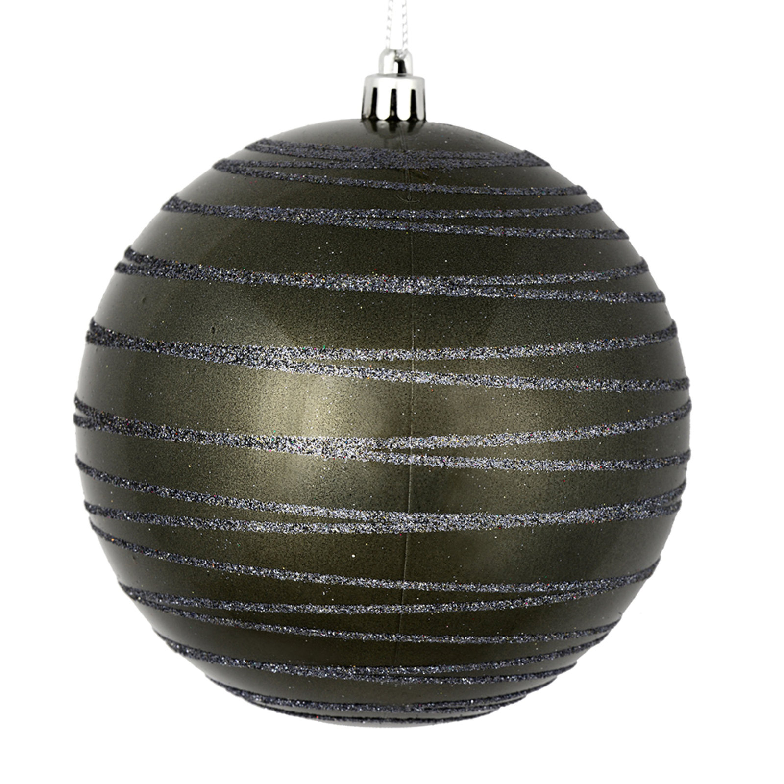 4" Shatterproof Bauble, Pewter