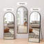 Miroir arqué pleine longueur, grand miroir de plancher avec cadre suspendu ou miroir mural incliné-844371736-844371738