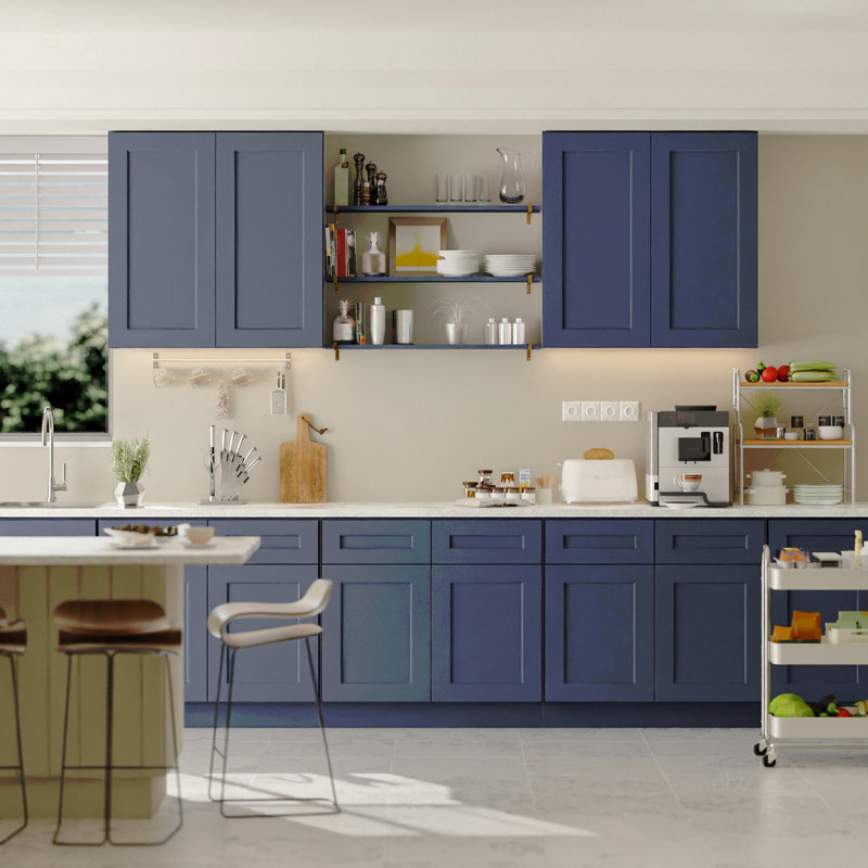 Armoire murale Shaker, H 36 cm x l 36 cm x P 12 cm