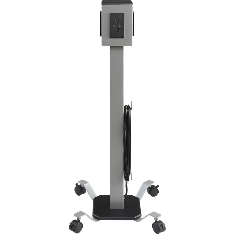 Lorell Mobile Power Tower - 1 Pack Lorell Mobile Power Tower - 1 Pack