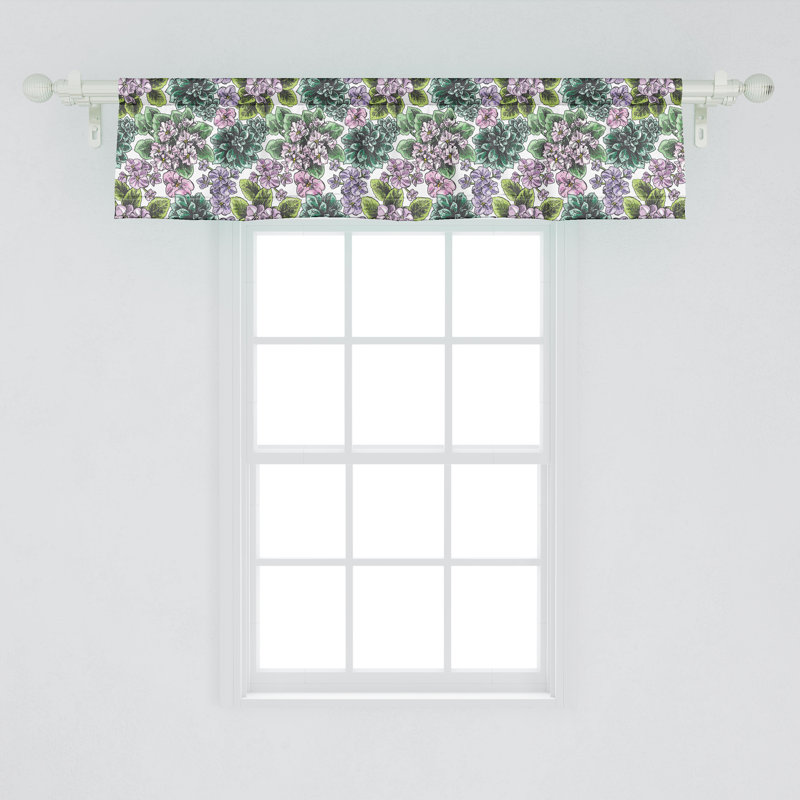 Ensemble de 2 pivoines violettes Ambesonne, L 54 po x L 12 po