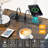 LED Nightstand, Night Stand with Wireless Charger, End Table with Storage-502234188