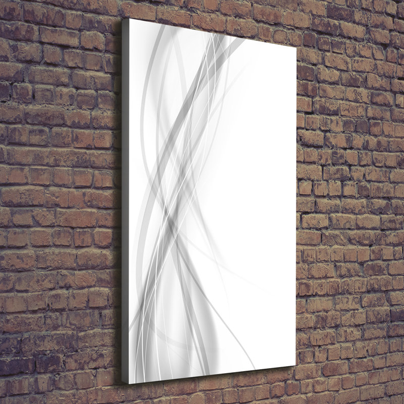Waves Abstraction - Wrapped Canvas Print