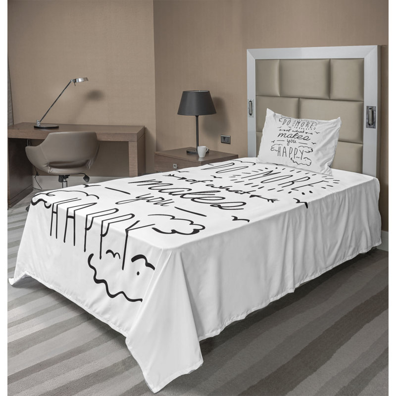 Microfiber Sheet Set, Twin Sheet Set + Fitted Sheet + 1 Pillowcase