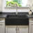 Houzer 30 in  Apron Front Granite Composite Workstation Sink w/ Accessories-102787168
