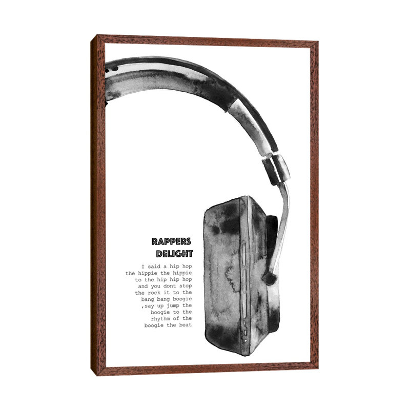 Rappers Delight 1 Piece Painting on Canvas, 101.6 cm H x 66.04 cm W, Classic Wood Framed Canvas