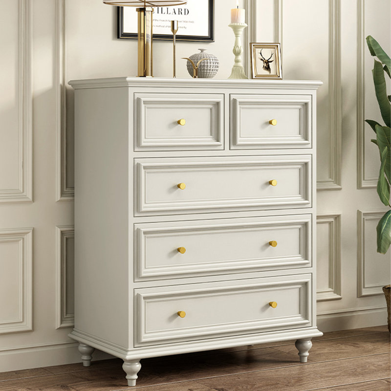 Armoire d'appoint en bois manufacturé blanc