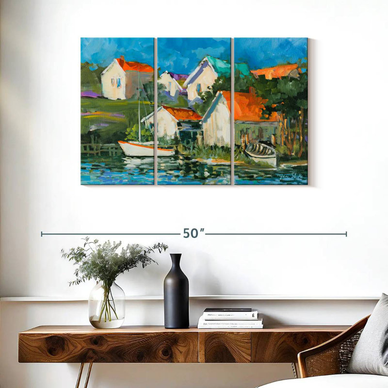 Alvord Lake Town, 24" H x 38" W
