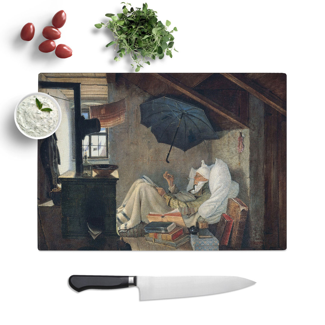 The Poor Poet by Carl Spitzweg Chopping Board