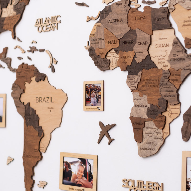 Photo Frames Set Of 9 Wooden Frames