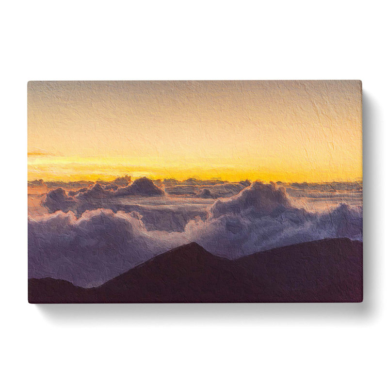Clouds Over Hawaii - Wrapped Canvas Painting, 50cm H x 76cm W x 3cm D