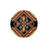 Black Themed Motif Ethnic Floral Patterned Vintage Decorative Carpet-2071919297