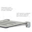 SlimLine Folding Shower Bench Seat