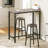 35.4" Bar Table with Charging Station-709930116
