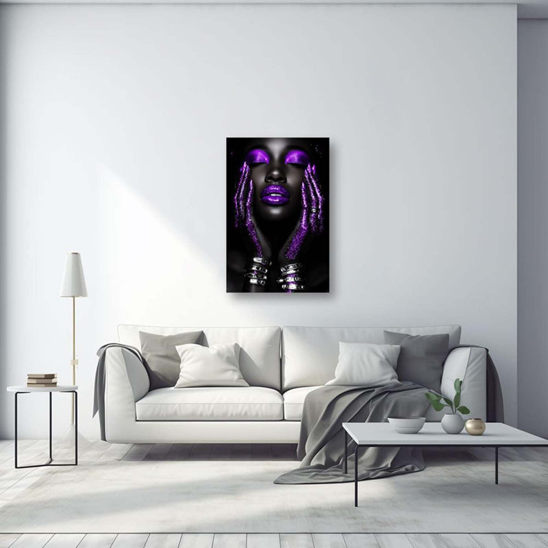 Wrapped Canvas Print, Purple