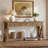 70.87" Console Table With 3 Drawers And Shelves, Farmhouse Wooden Long Sofa Table For Living Room, Entryway, Hallway-40278208