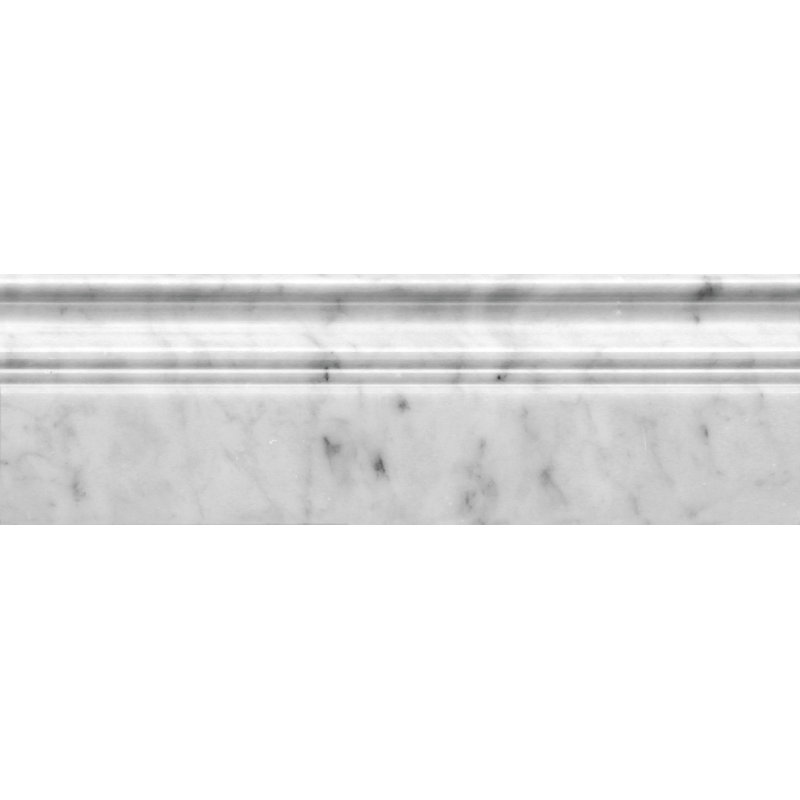 4 x 12 Bianco Carrara Marble Tile