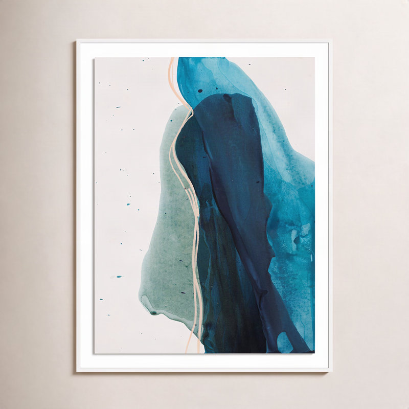 Intelligence Print by Kim Whiteside, 60" H x 47" W x 2.5" D, White