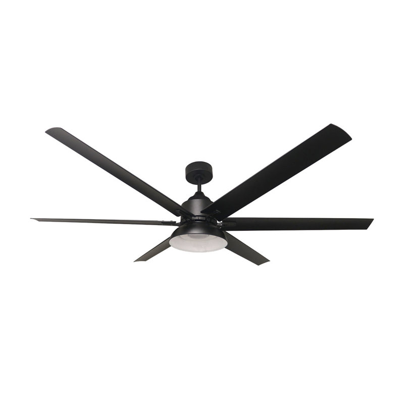 Ventilateur de plafond 72 po Fawzy, Noir mat