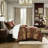 Brown King Size Comforter With Warm And Inviting Colors 4 Piece In For Bed