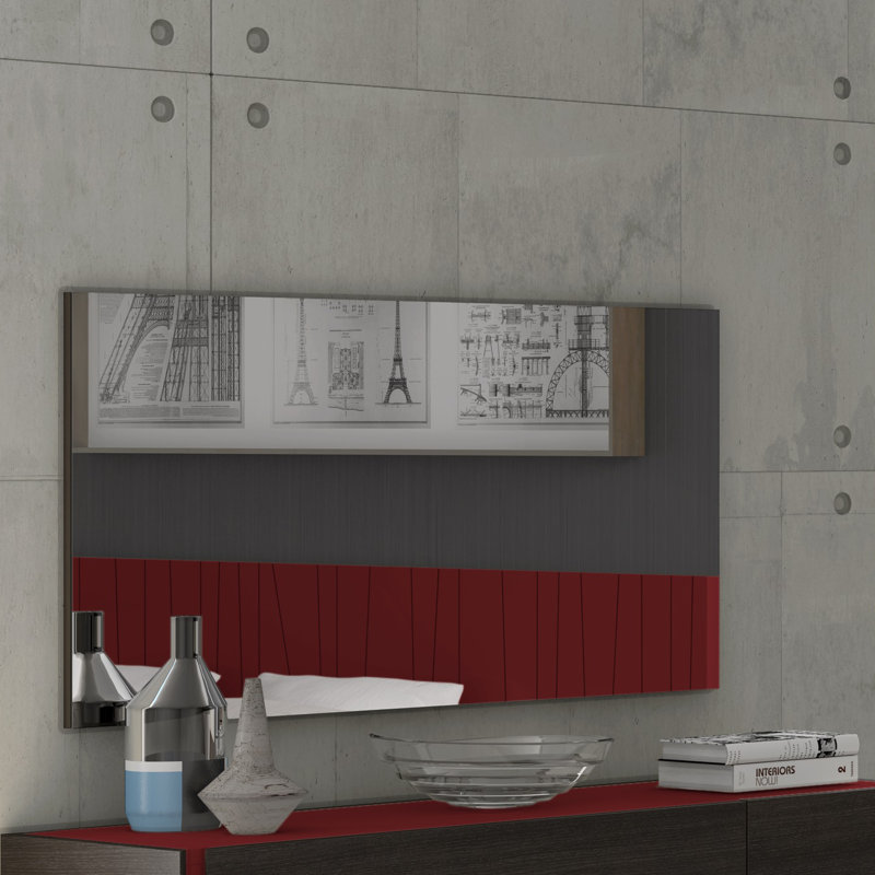 Mcgruder 51.1'' W 4 - Drawer Dresser, Brown/Red