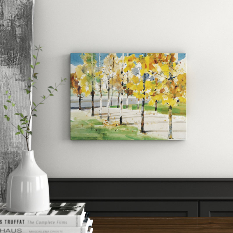 Law Wai Hin - No Frame Painting, 30cm H x 40cm W, Yellow