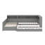 Lit plateforme en L avec lit gigogne, lit de jour avec tablette de rangement et station de charge, cadre de lit double d'angle en bois-1733837663