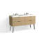 Avila 60" W Freestanding Double Bathroom Vanity with Dawson Leg-66413753-66413745-31049740