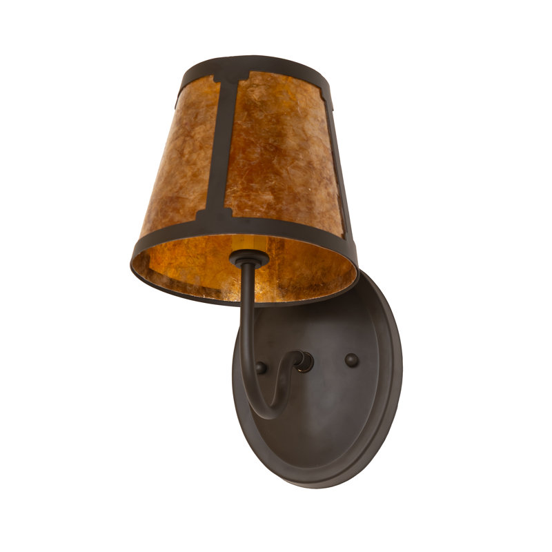 1 - Light Armed Sconce, Amber