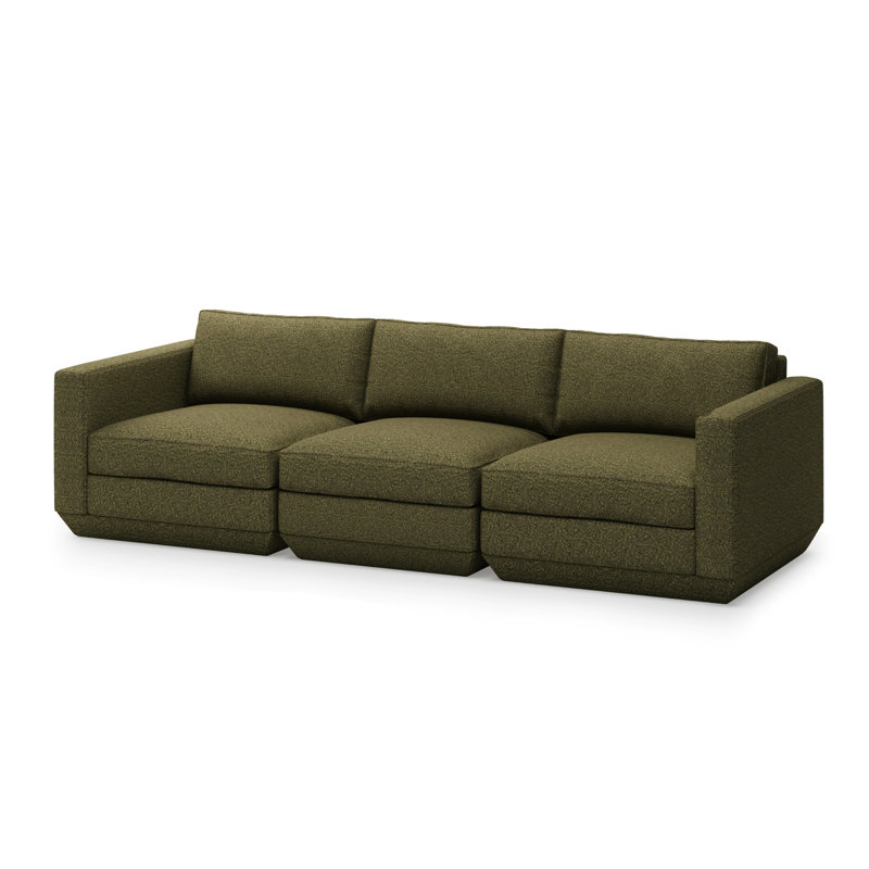 Podium Modular 3 PC Sofa, Copenhagen Terra
