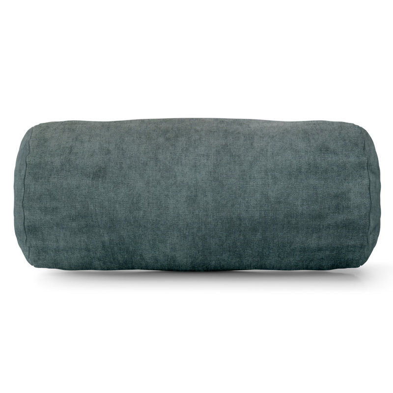 Villa Velvet Reversible Throw Pillow, Azure