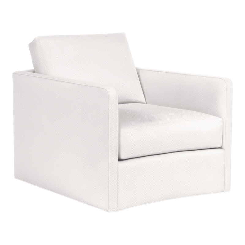Wynne Swivel Chair, Perigold Posh Snow