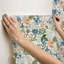 Double rouleau floral Peel & Stick-98670581