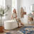 51.4" Enlarged Plush Teddy Chenille Upholstered Storage Ottoman Bench, No Assembly Required-1921034335