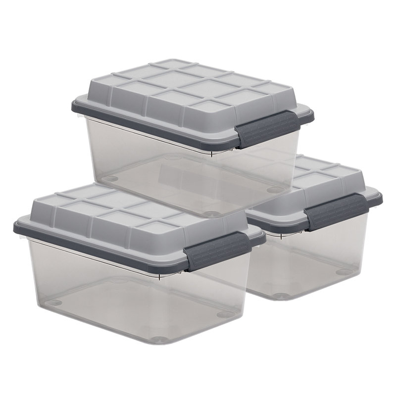 Curver Plastic Storage Tub & Tote, H 8,40 po x l 11,70 po x P 16,30 po